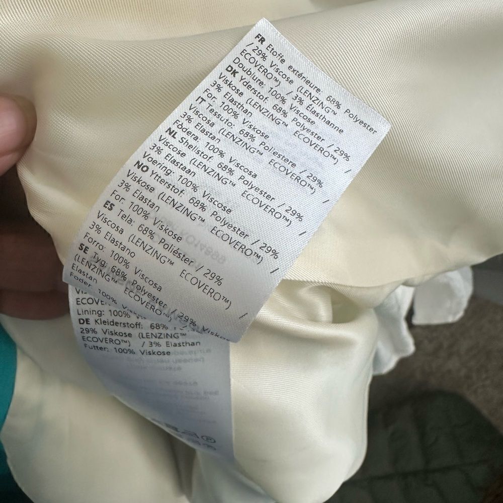 Samsoe Samsoe Oversized Aqua Blazer XS - Picture 8 of 8